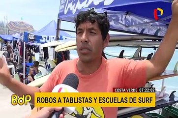 Surfista víctima de robo solicita ayuda para recuperar sus tablas