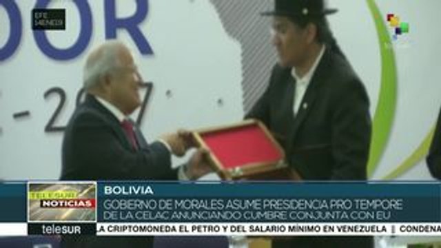 Bolivia asume la presidencia pro témpore de la Celac