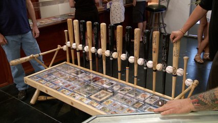 Pawn Stars: Custom Dodgers Autographed Baseball Bench Table