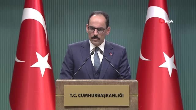 Sözcü Kalın: Abd'nin Pyd-Ypg Terör Örgütü ile İlişkisini Kesme Zamanı Çoktan Gelmiştir
