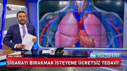 Sigarayı bırakmak isteyene ücretsiz tedavi