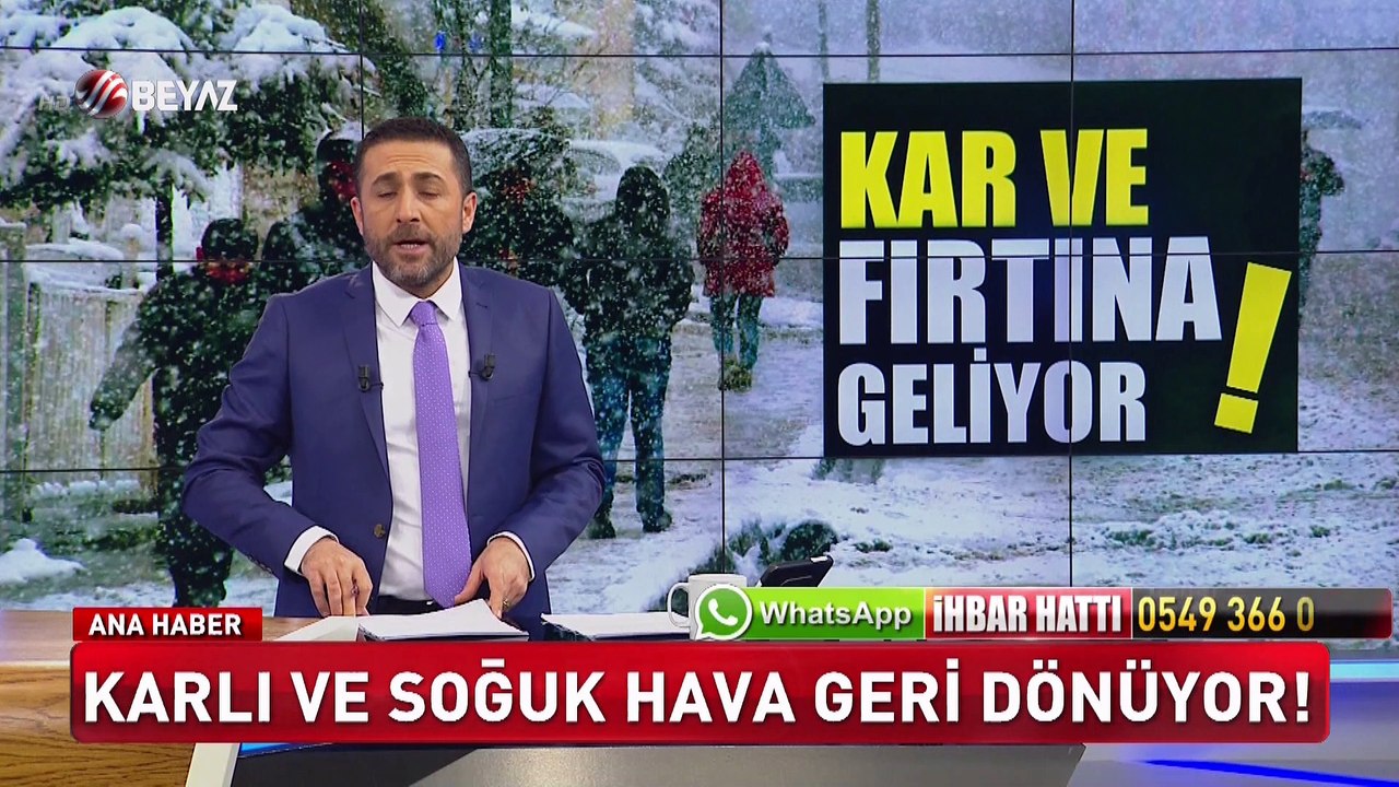 Karlı ve soğuk hava geri dönüyor