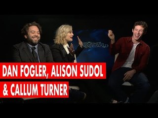 "We're trying to make YUMbledore a thing!': Alison Sudol, Callum Turner and Dan Fogler