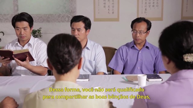 Filme evangélico Memórias pungentes Trecho 4 – Qual é exatamente a relação entre ser salvo e entrar no reino dos céus?