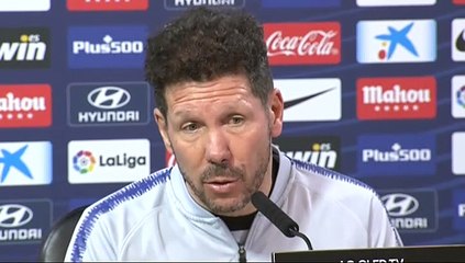 Simeone: “De mí no depende el mercado, depende la realidad y esa es el Girona”