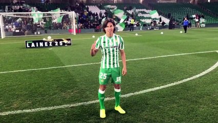 Diego Lainez, presentado como nuevo jugador del Betis