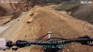 Episk sykkeltur i det islandske høylandet