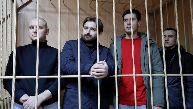 Prisão preventiva para oito marinheiros ucranianos