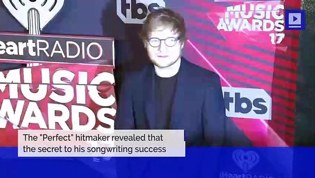Ed Sheeran Reveals Songwriting Secret