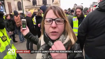 Grand débat : les "gilets jaunes" frustrés à Grand Bourgtheroulde