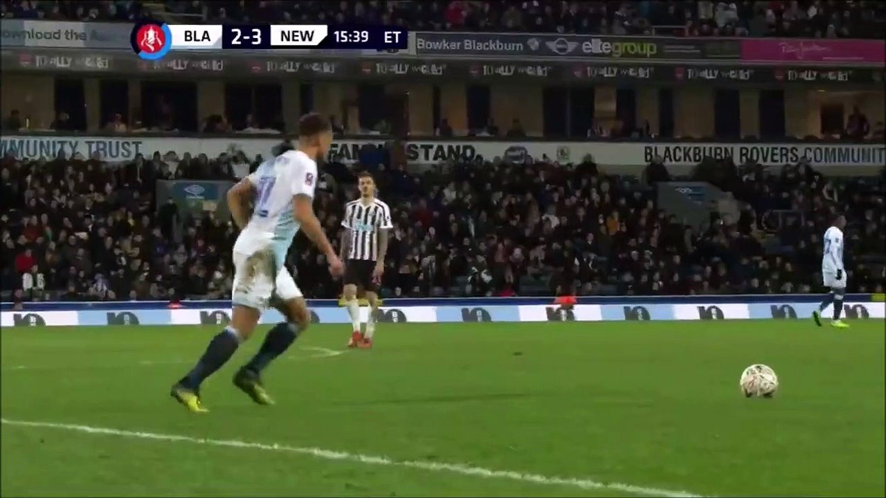 Ayoze Pérez goal - Blackburn Rovers 2-[4] Newcastle United