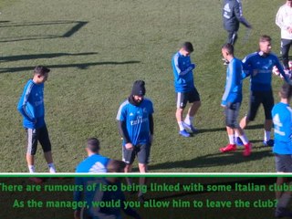 Solari dodges Isco transfer talk