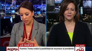 Trump considera reconocer a Guaidó como presidente de Venezuela