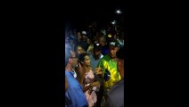 Manifestantes deixam linha férrea em Baixo Guandu