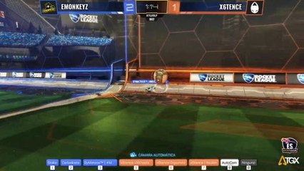 Mateos weaves an air dribble right between two defenders