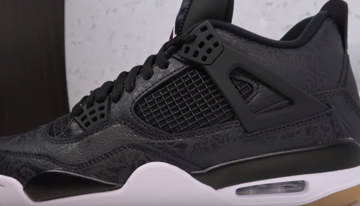 2019 Air Jordan 4 Black Laser Gum Retro Sneaker Detailed HONEST Review