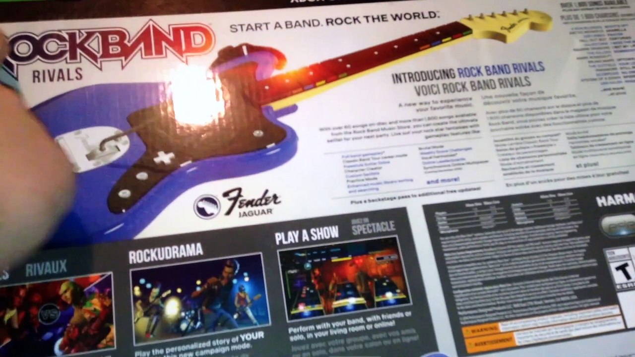 Rock Band: Rivals Guitar Bundle (Xbox One) Unboxing