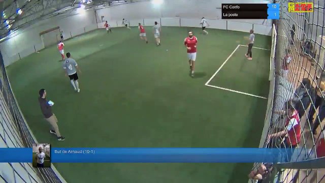 But de Arnaud (10-1) - FC Confo Vs La poste - 15/01/19 20:00 - LIGUE 5 - Poitiers Game Parc