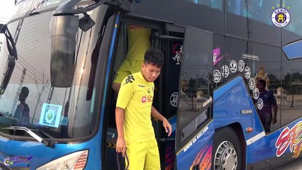 Buổi tập đầu tiên của Hà Nội kể từ lúc đặt chân sang Thái Lan | HANOI FC
