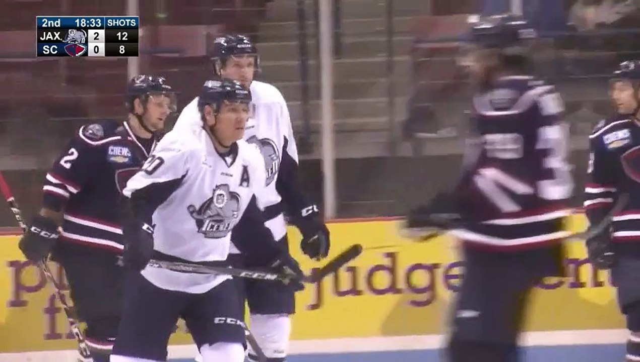 ECHL Jacksonville Icemen 2 at South Carolina Stingrays 1