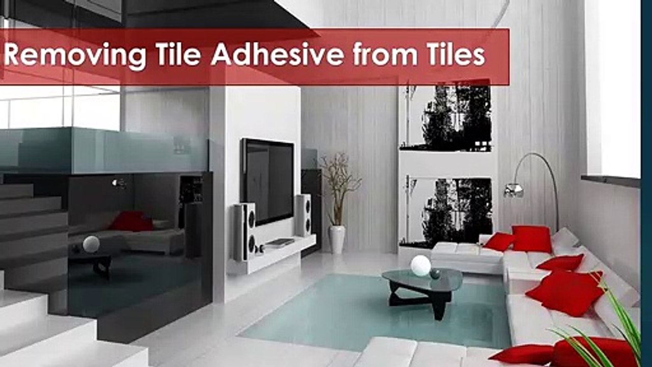 Removing Tile Adhesive from Tiles