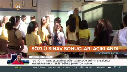 Sözlü sınav sonuçları açıklandı