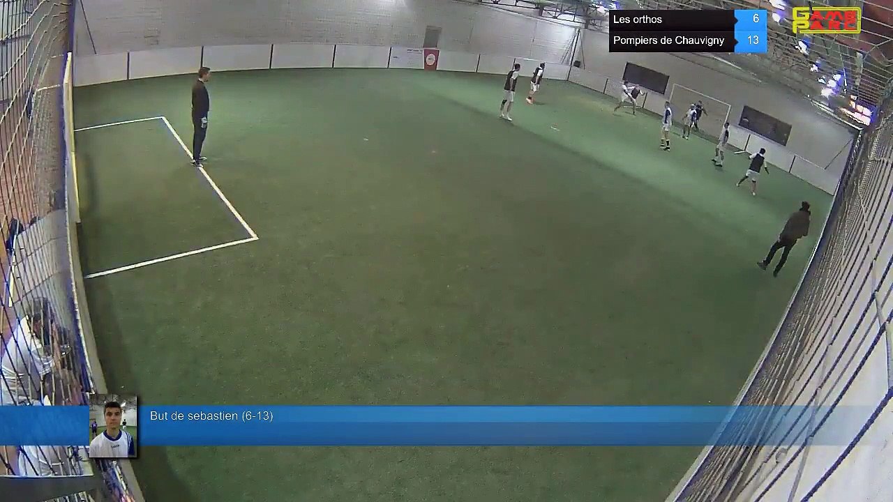 But de sebastien  (6-13) - Les orthos Vs Pompiers de Chauvigny  - 15/01/19 20:00 - Ligue A
