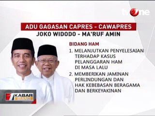 Adu Gagasan Jokowi-Ma'ruf dan Prabowo-Sandiaga