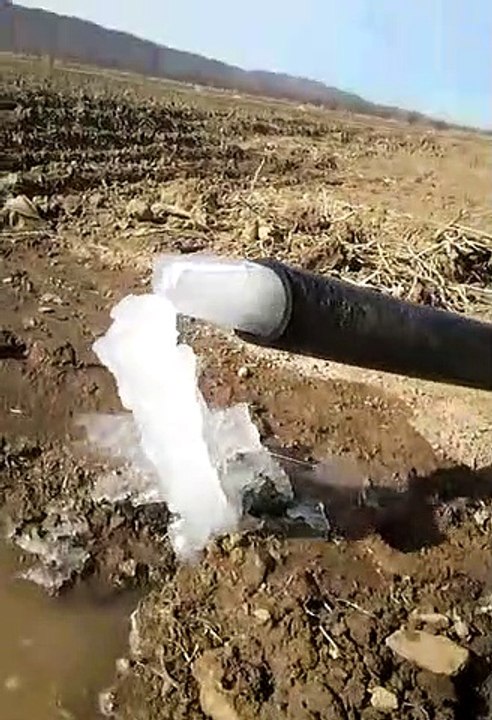 Running Water Is Freezed