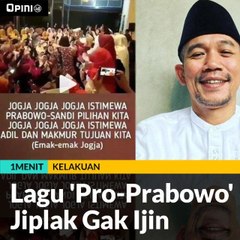 Lagu 'Pro-Prabowo' Jiplak Gak Ijin