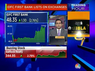 IDFC First Bank lists on the exchanges today