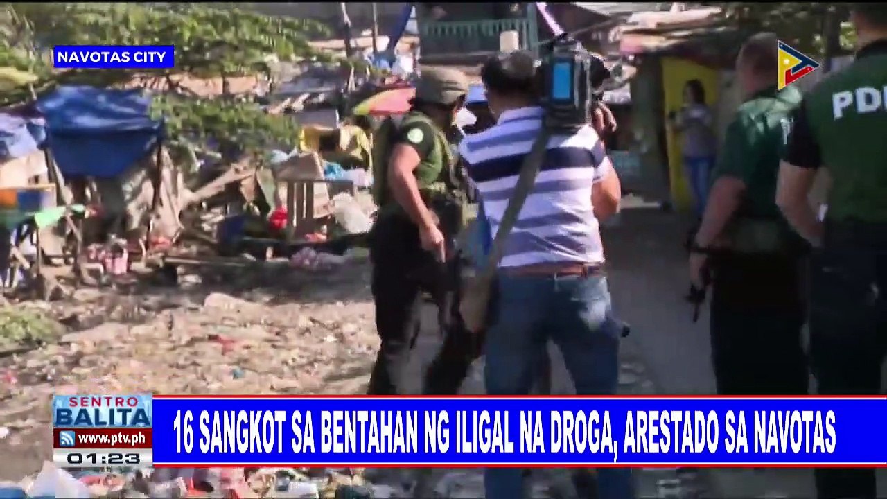 16 sangkot sa bentahan ng iligal na droga, arestado sa Navotas
