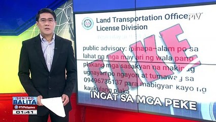 DOTr, nagbabala vs fake LTO social media page
