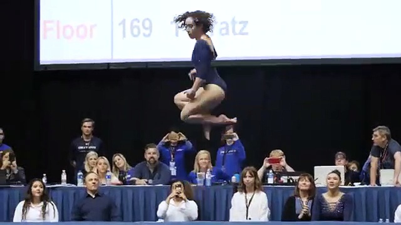 L'incroyable prestation d'une gymnaste américaine qui lui a valu un 10/10