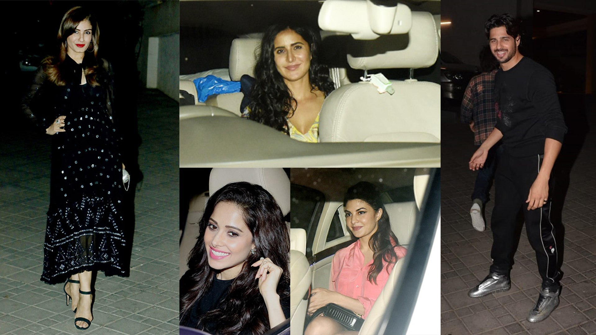 ⁣Katrina Kaif, Sonakshi Sinha & otters attend Sidharth Malhotra's Birthday; Watch video | Bo