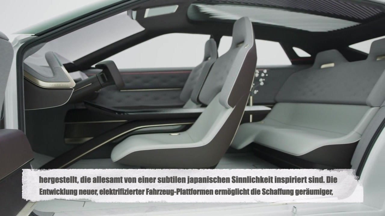 Das Interieur des Infiniti QX Inspiration