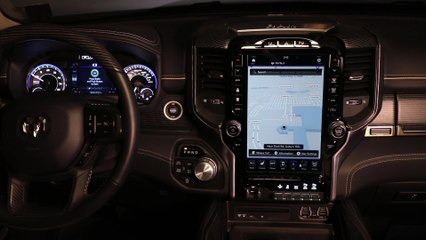 Navigating the 2019 Ram 1500 Uconnect 12-inch touchscreen display