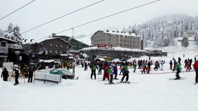 Uludağ'daki otellerde yarıyıl bereketi - BURSA