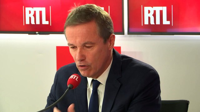 Nicolas Dupont-Aignan se demande parfois si Emmanuel Macron n'est pas schizophrène
