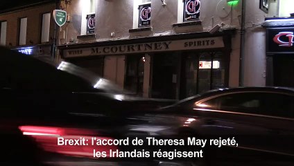 Brexit: réactions au rejet de l'accord de May
