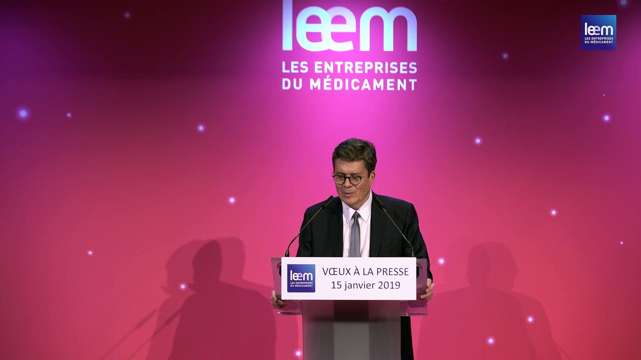 Philippe Tcheng : Vœux du Leem à la presse, 15.01.2019