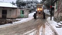 Aydın'da Kar Yağışı Sonrası Kapanan Yollar Açıldı