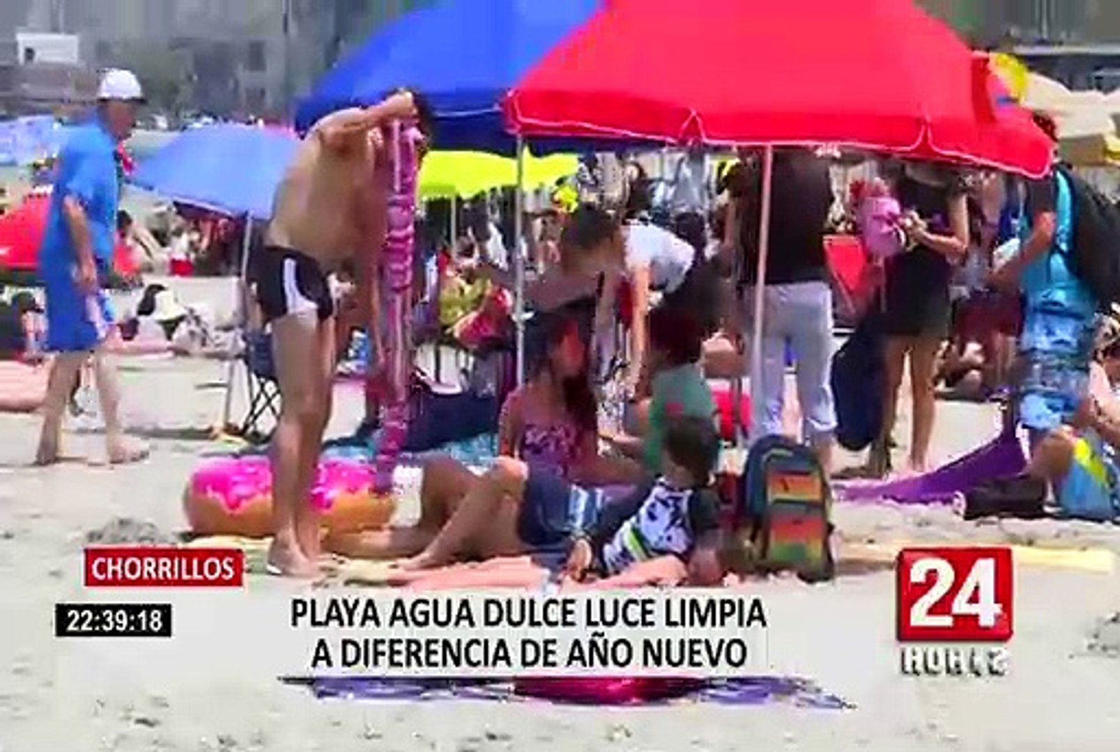 Bañistas disfrutan de playa Agua Dulce pese a no ser saludable - Vídeo  Dailymotion