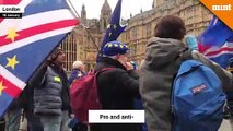 Brexit: Theresa May loses vote, demonstrators take to streets