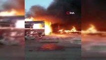 Irak'ta Göçmen Kampında Yangın Çıktı