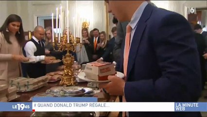 USA : A cause du shutdown, Donald Trump fait livrer des burgers pour un buffet à la Maison Blanche