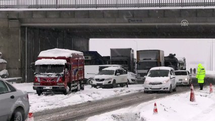 Ulaşıma kar engeli - KAYSERİ