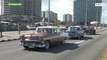 Carros vintage passeiam por Havana em competição de carros clássicos