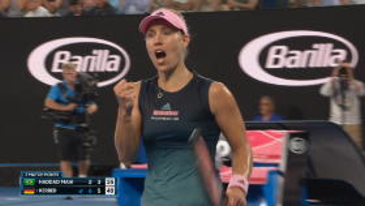 Kerber eases into Australian Open round three