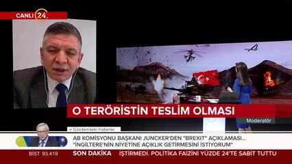 O teröristin teslim olması